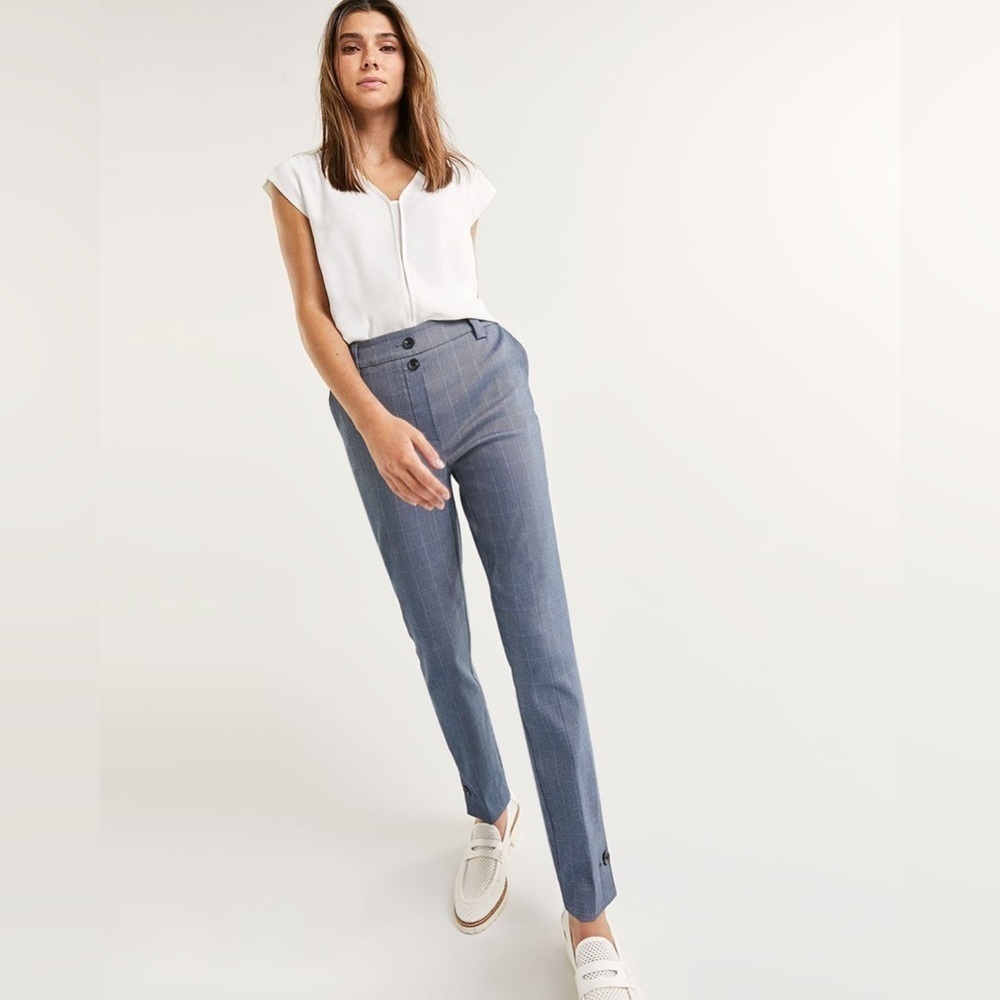 Reitman’s Slim Windowpane Pants The Iconic  Size 16- Petite